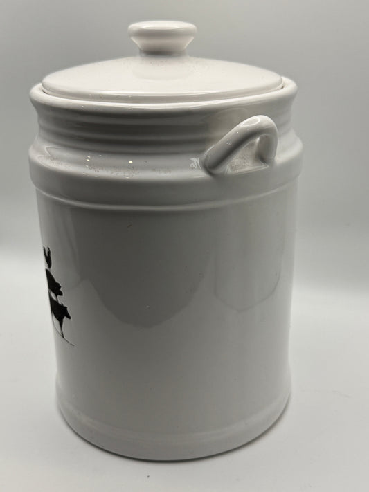 Farmyard Collection Ceramic Farm Animal Canister (9")