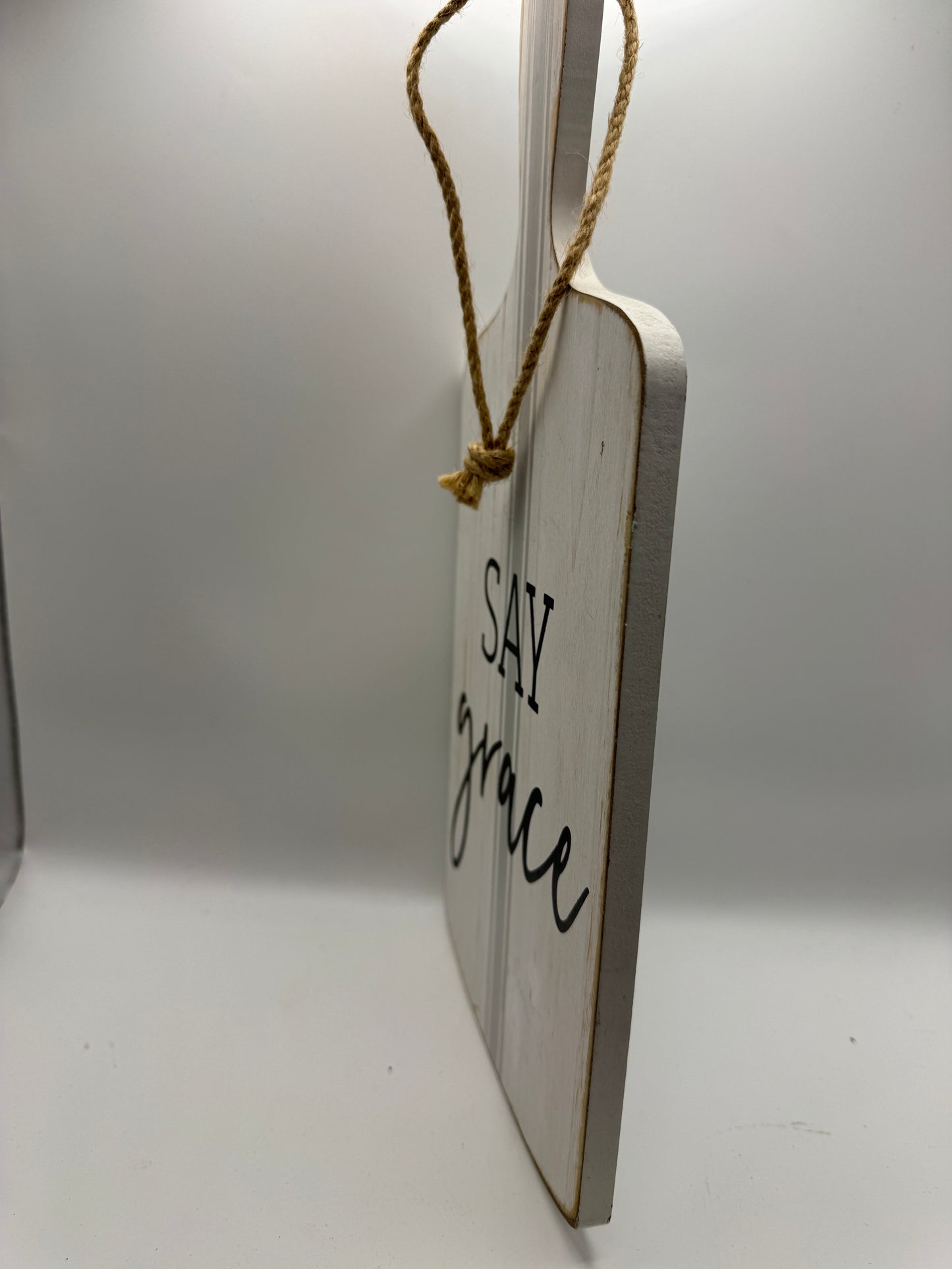 Say Grace Decorative Cutting Board Sign