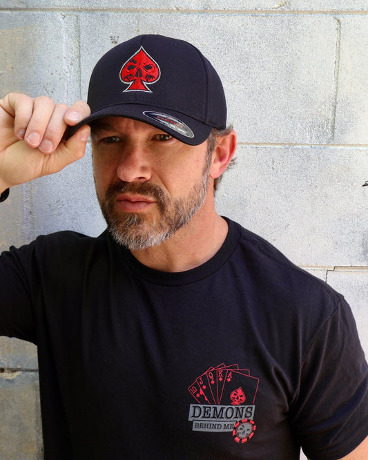 Black Never Fade "The Gambler" Fitted Cap