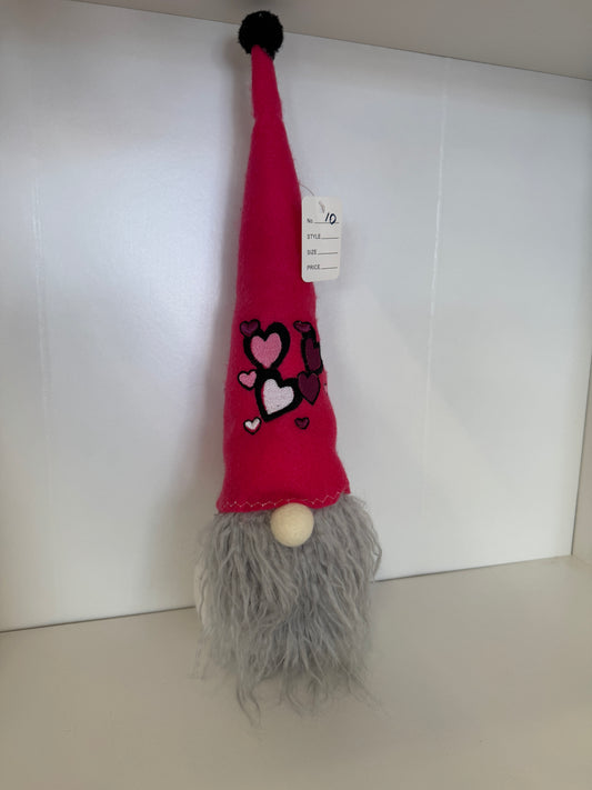 Valentine Sock Gnome Door Stop / Bookend or Just Home Decor