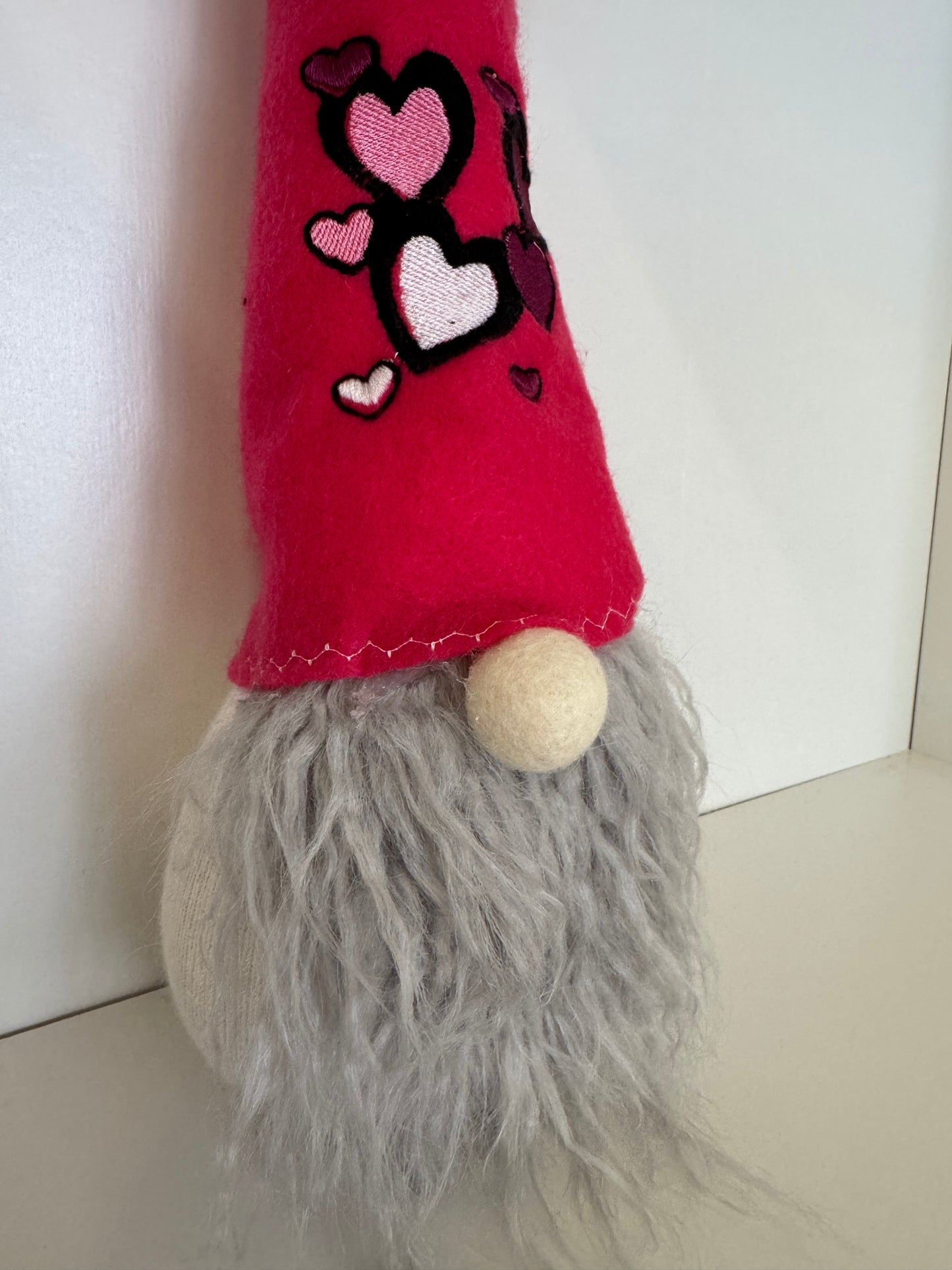 Valentine Sock Gnome Door Stop / Bookend or Just Home Decor