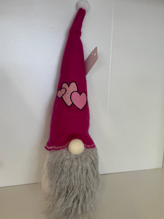 Valentine Sock Gnome Door Stop / Bookend or Just Home Decor