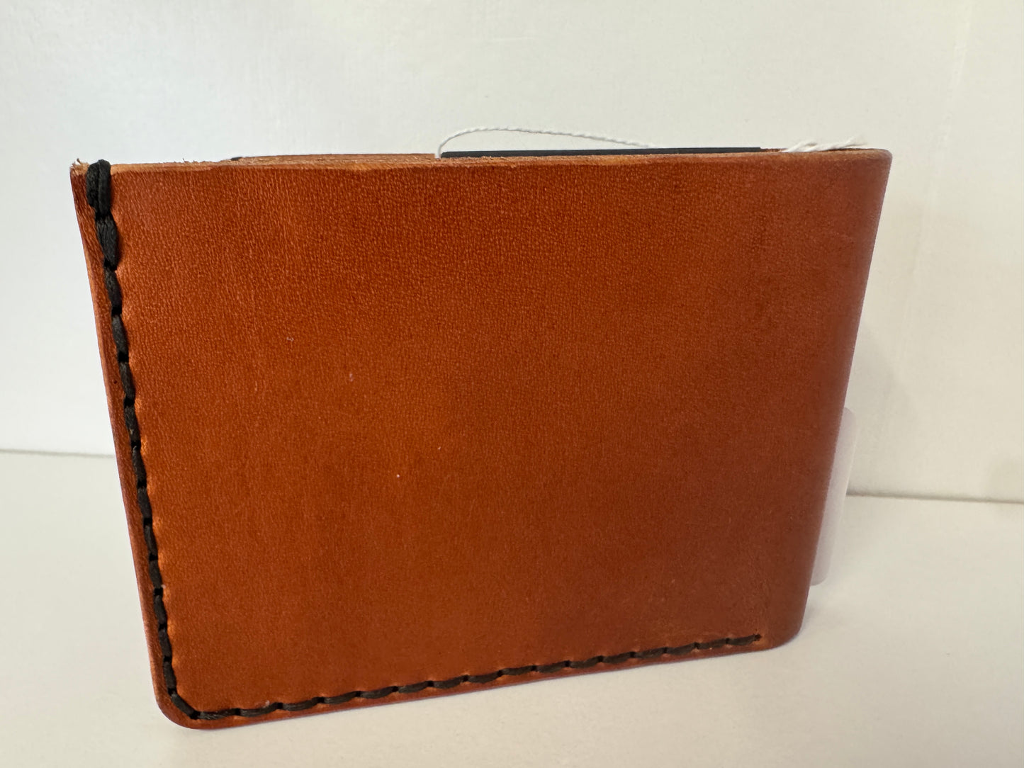 Leather Wallet - Brown w/ Black Stitching
