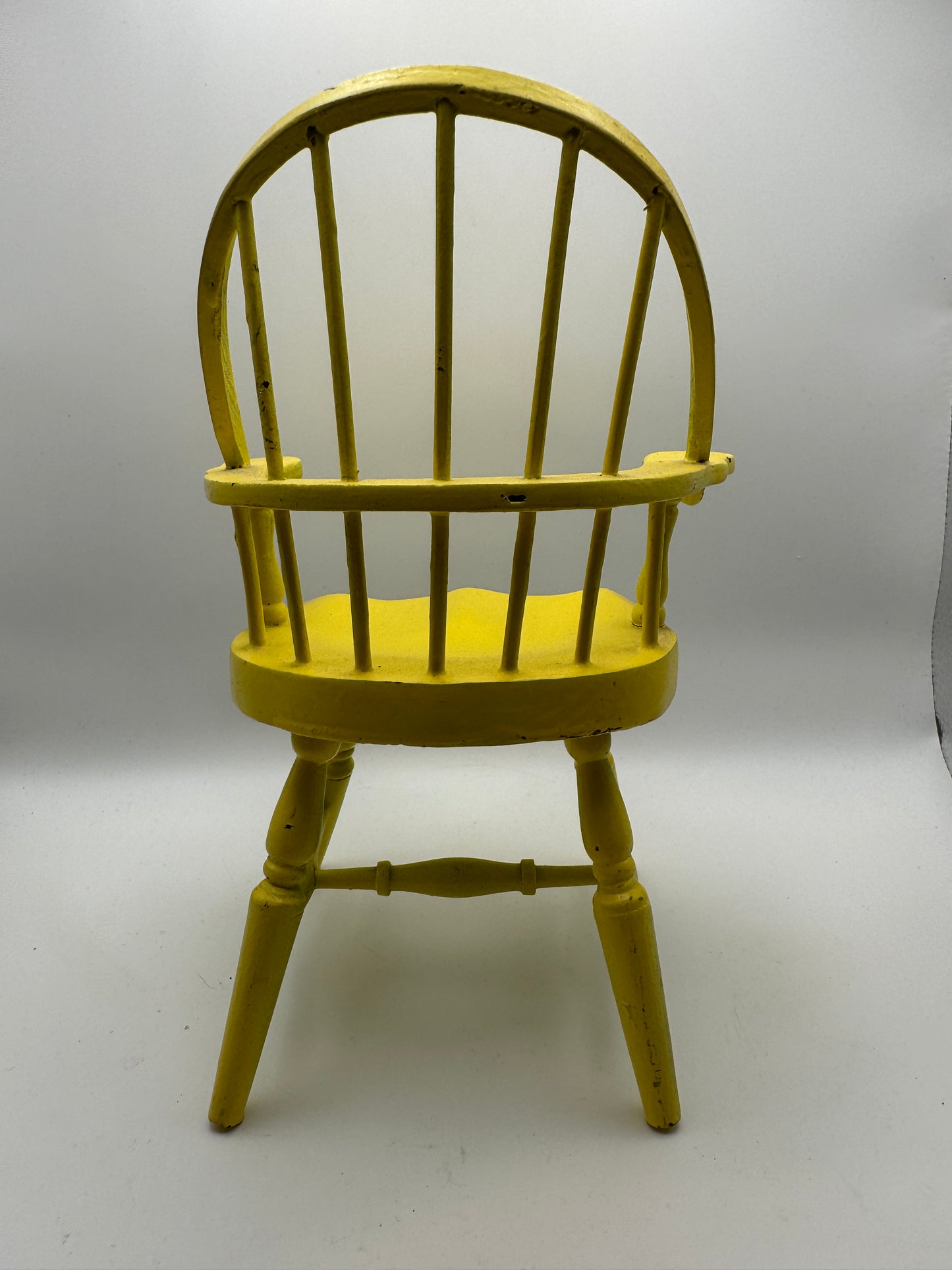 Vintage Yellow Windsor Chair