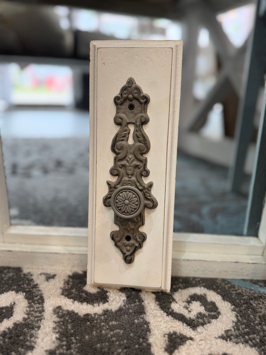 Vintage Style Decorative Wall Hook with Ornate Backplate