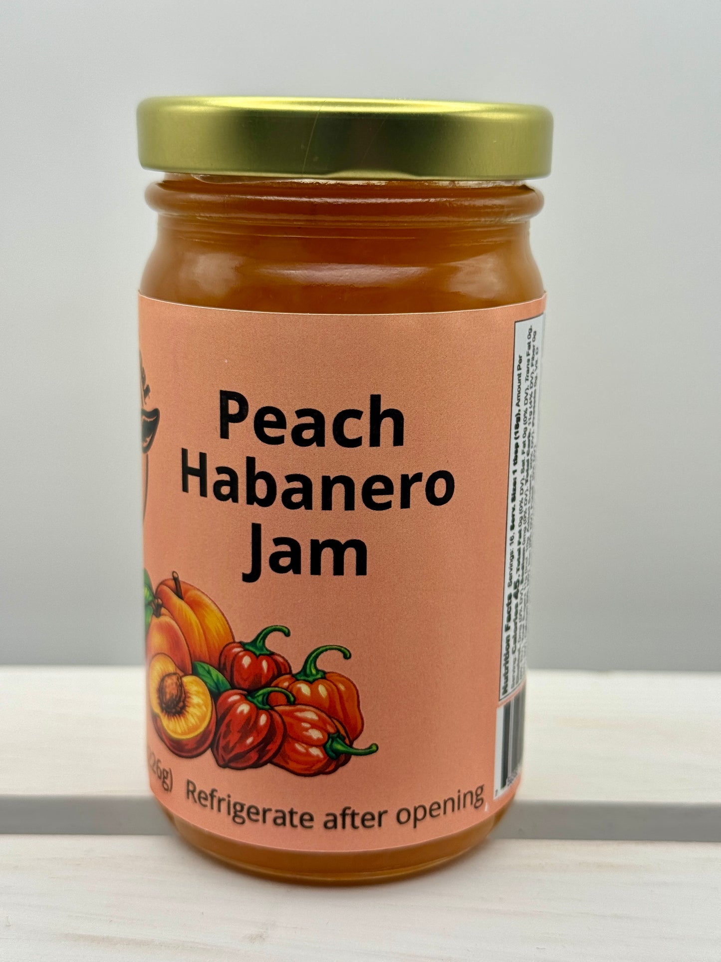 Peach Habenero Jam - Naughty Goat Farm