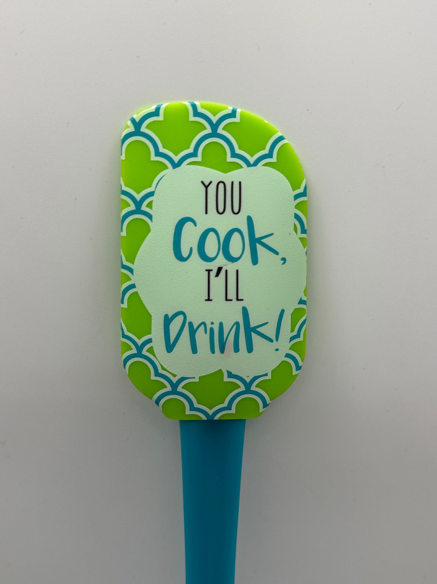 Krumbs Kitchen® Designer Silicone Spatula - You Cook, I'll Drink