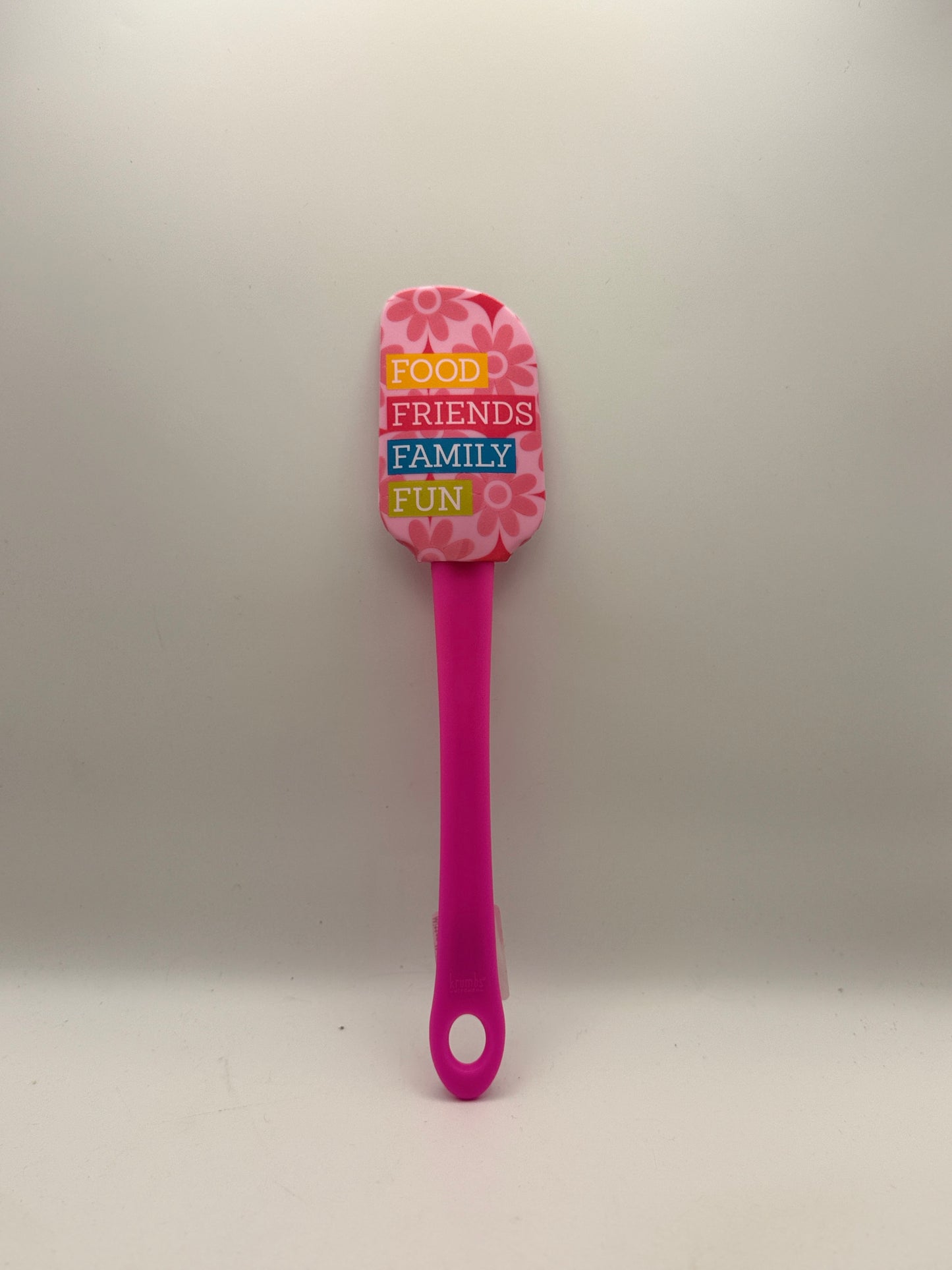 Krumbs Kitchen® Designer Silicone Spatula - Food Friends Family Fun