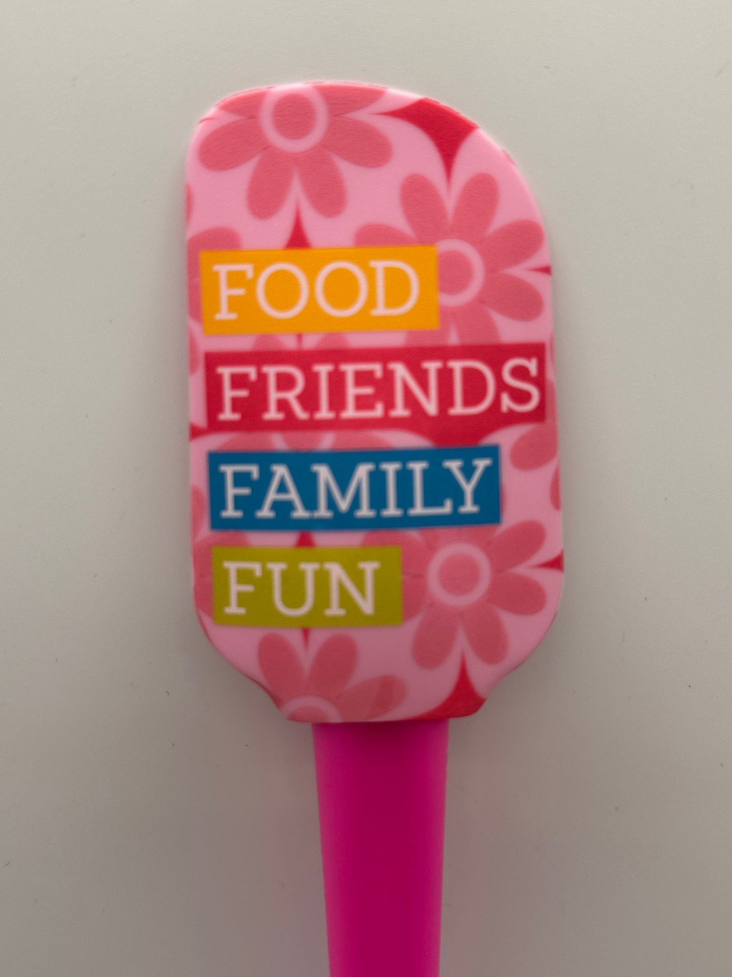 Krumbs Kitchen® Designer Silicone Spatula - Food Friends Family Fun