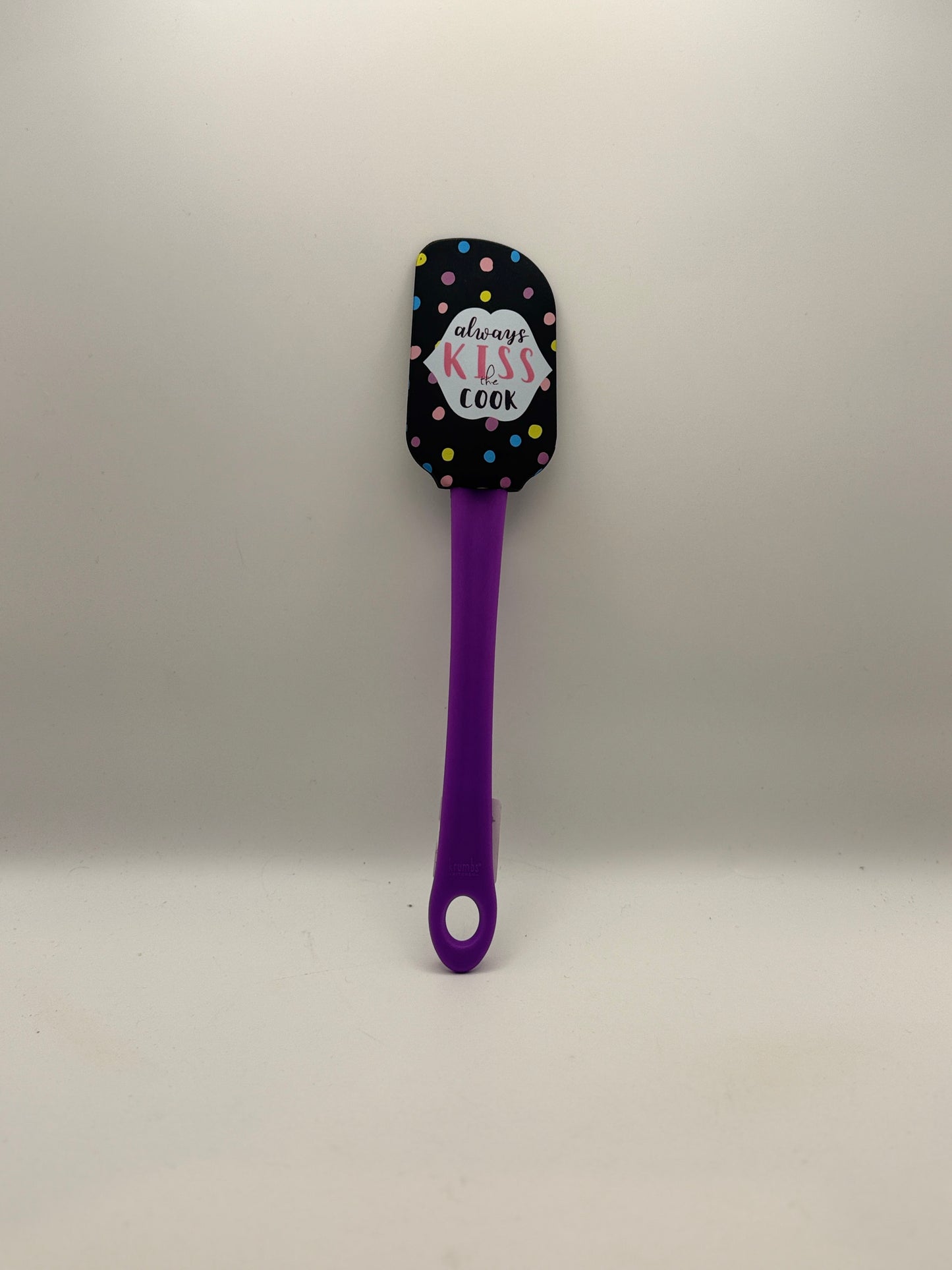 Krumbs Kitchen® Designer Silicone Spatula - Always Kiss the Cook