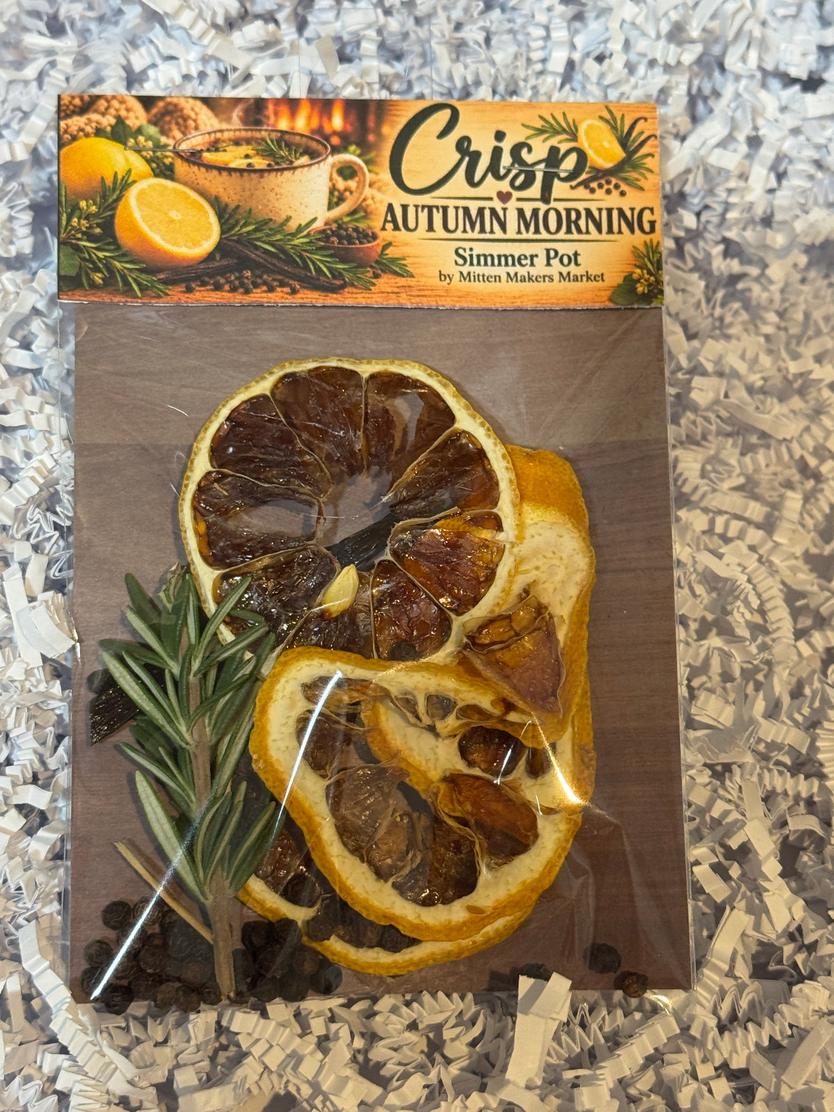 Crisp Autumn Morning Simmer Pot Kit | Handmade Home Fragrance