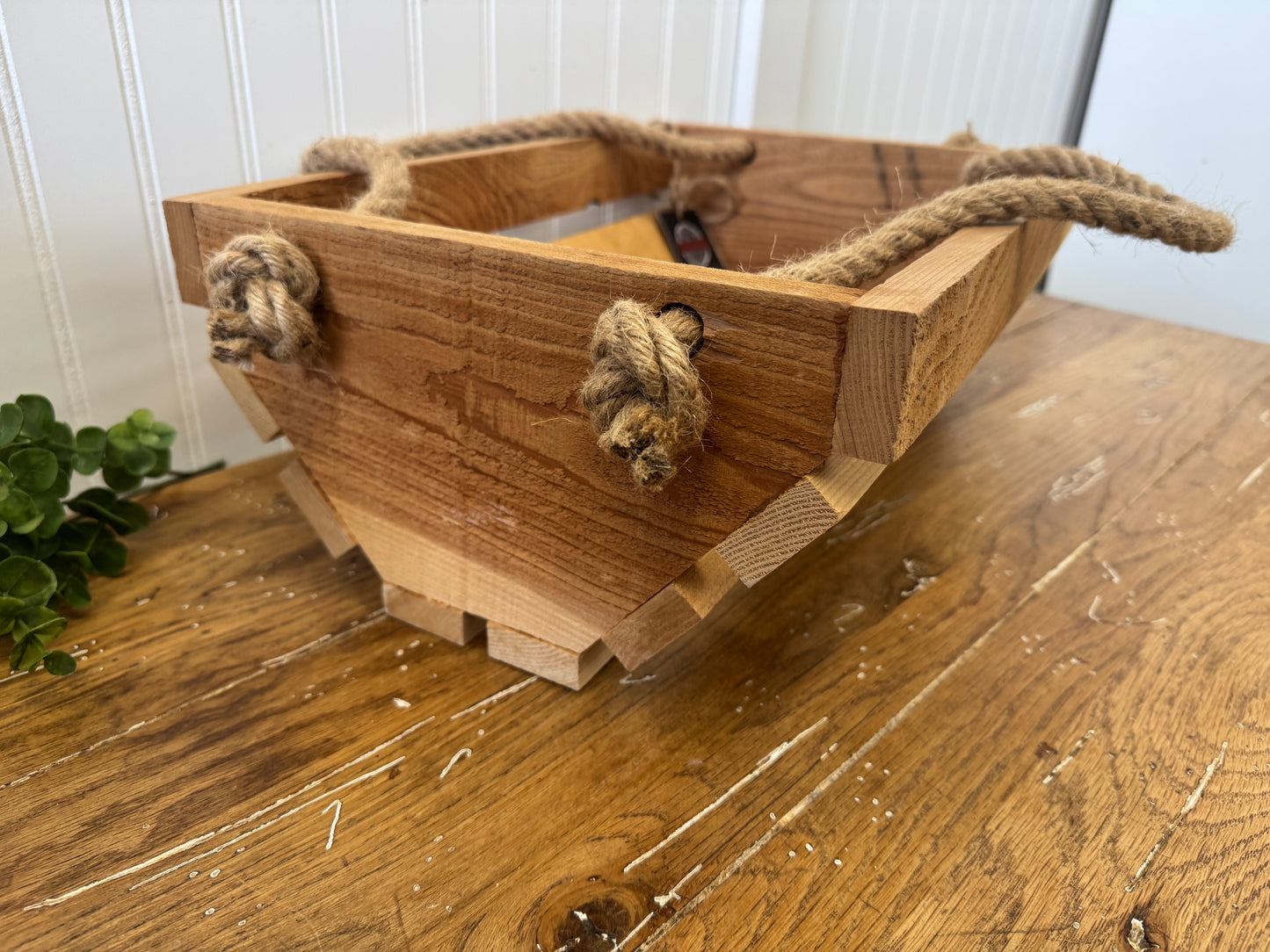Handmade Wood Basket