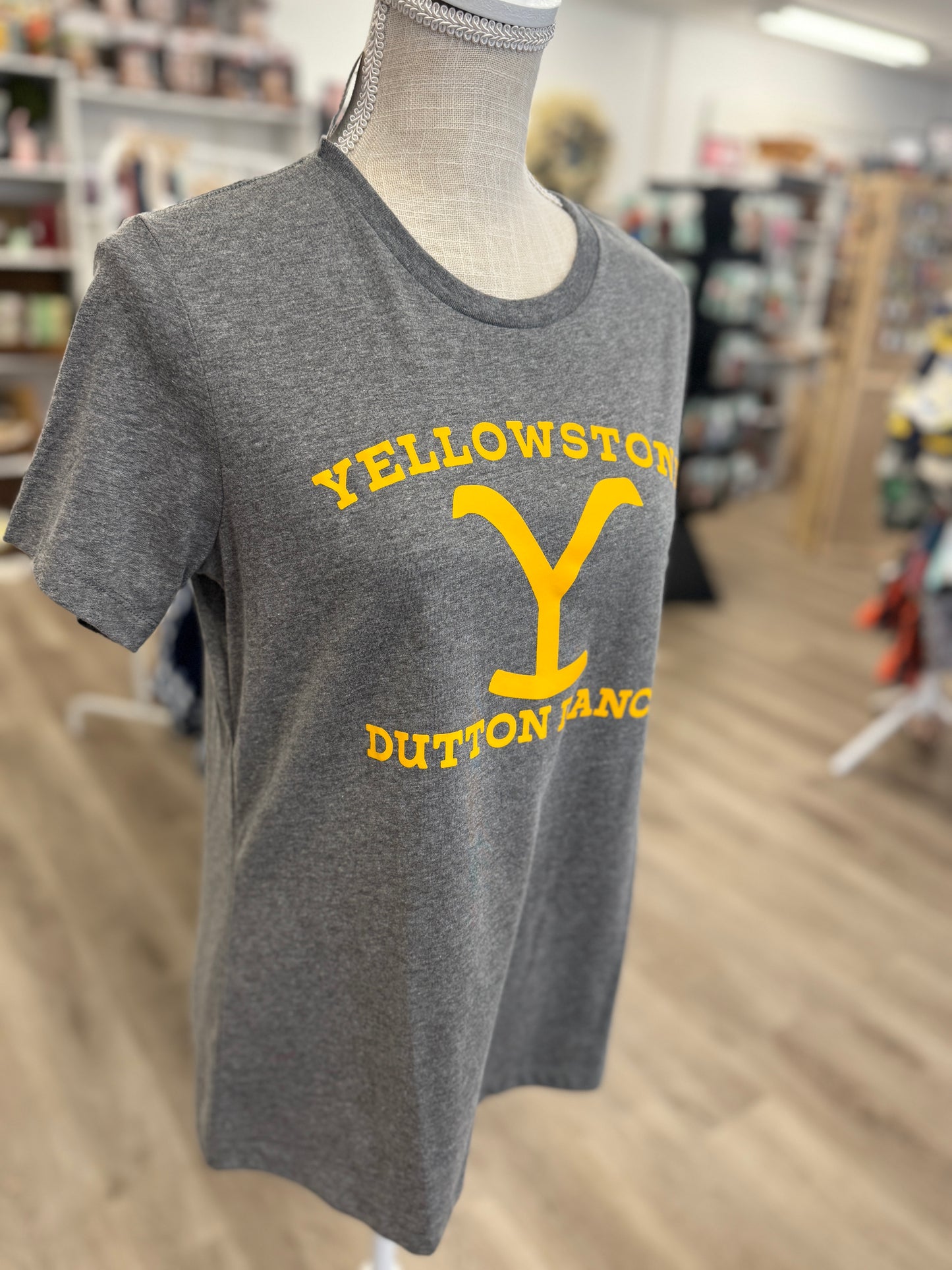 Yellowstone Dutton - Grey T-Shirt (Medium Only)