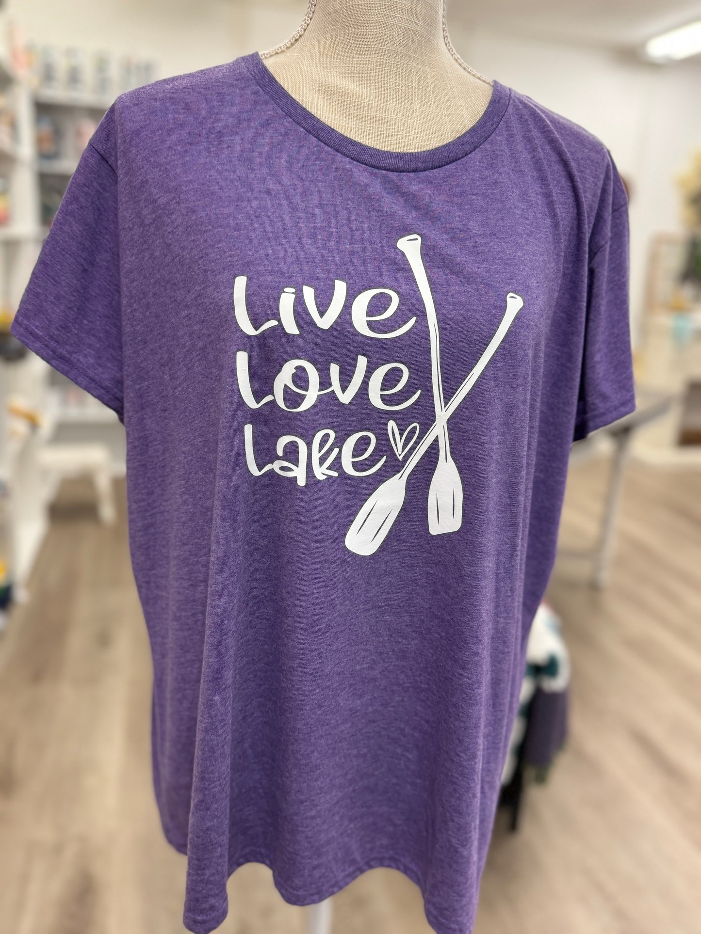 Live Love Lake – Purple T-Shirt (2XL)