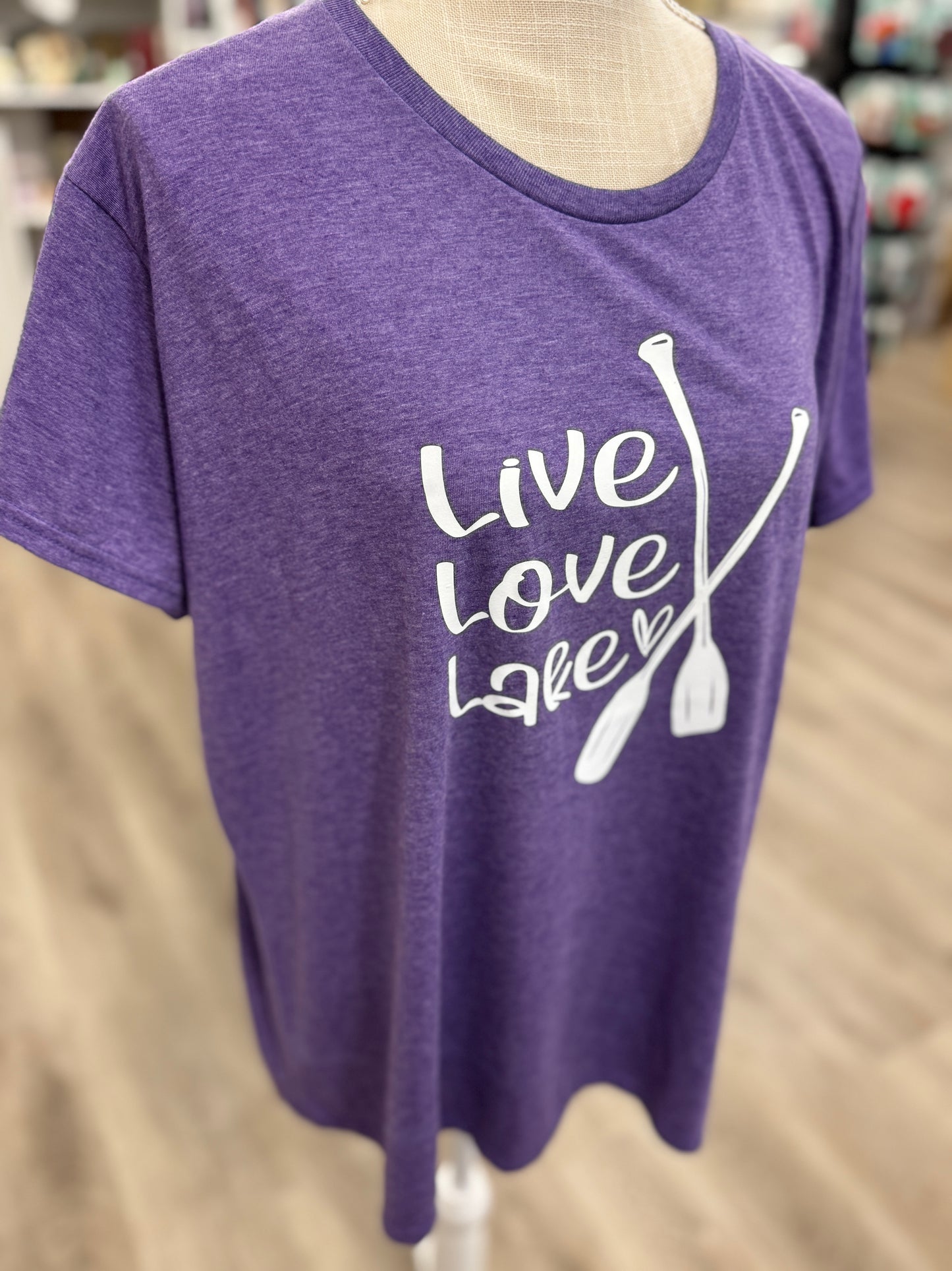 Live Love Lake – Purple T-Shirt (2XL)