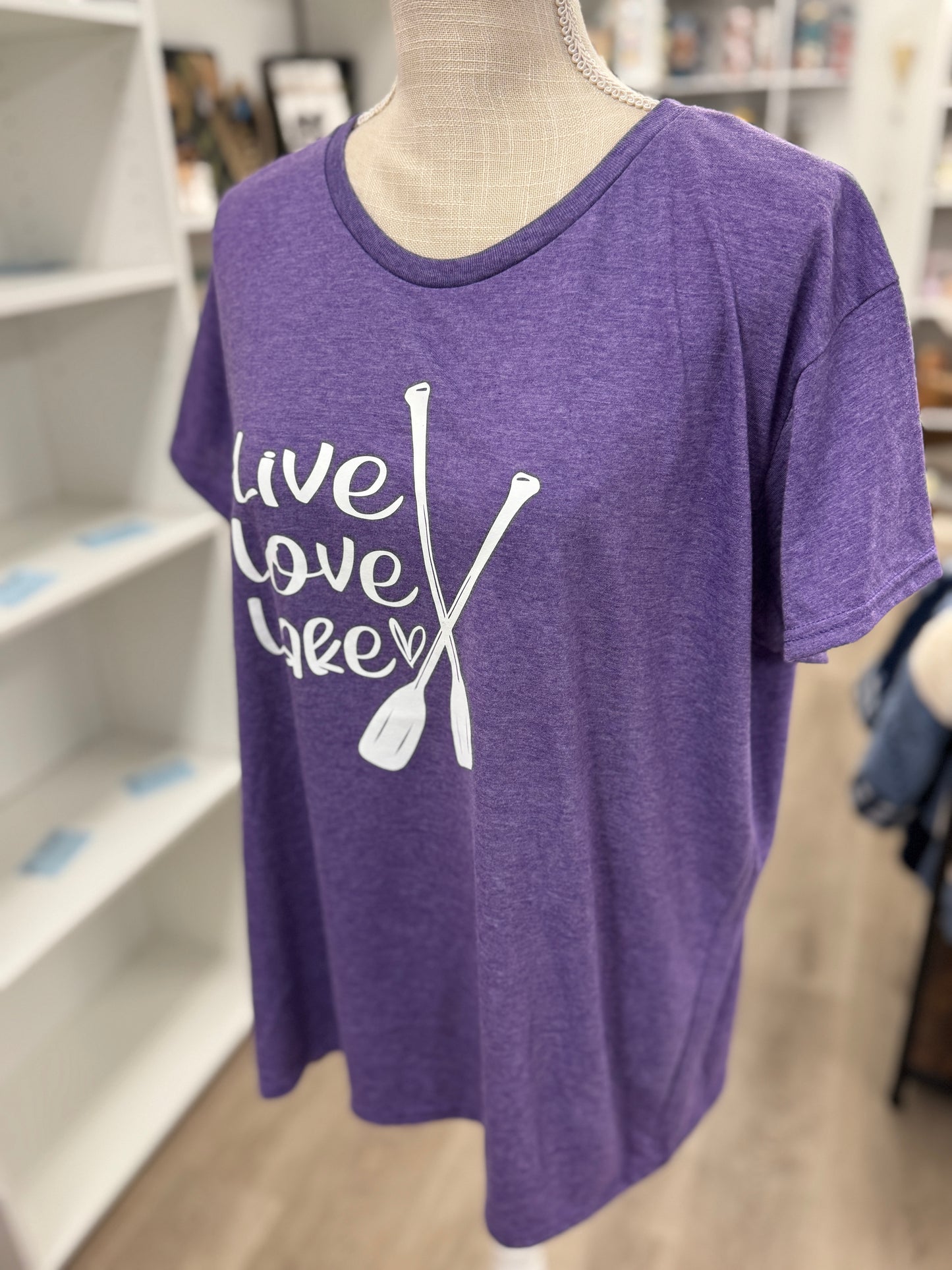Live Love Lake – Purple T-Shirt (2XL)