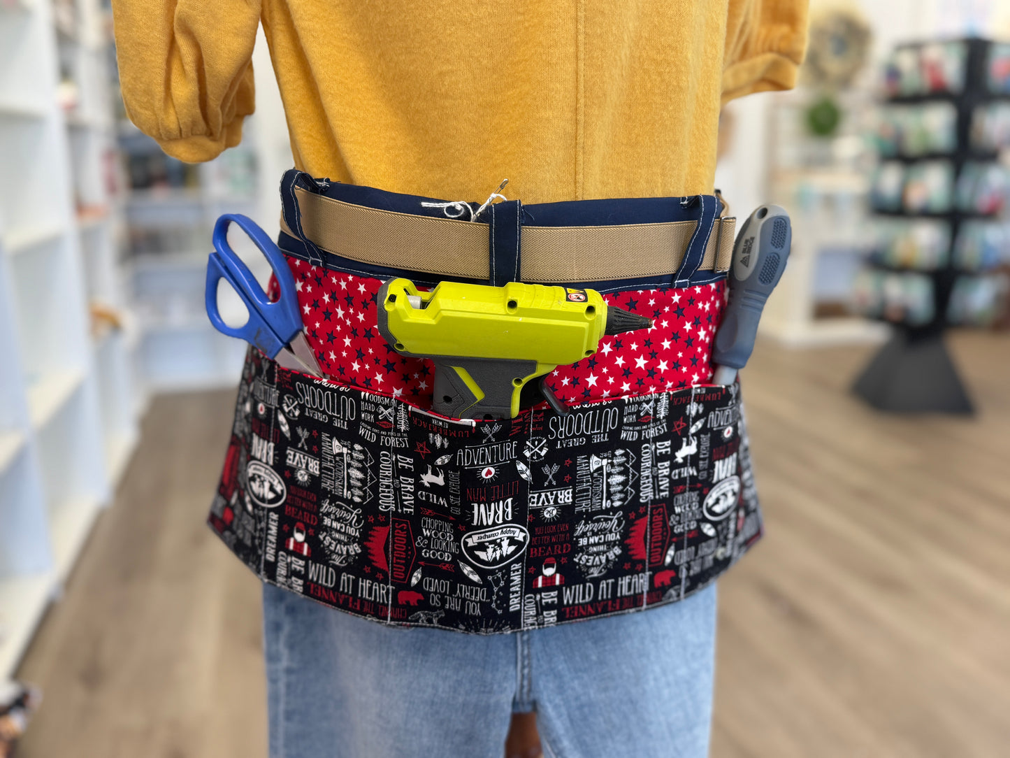 Handmade Tool Belt / Garden Belt / Half Apron (3)