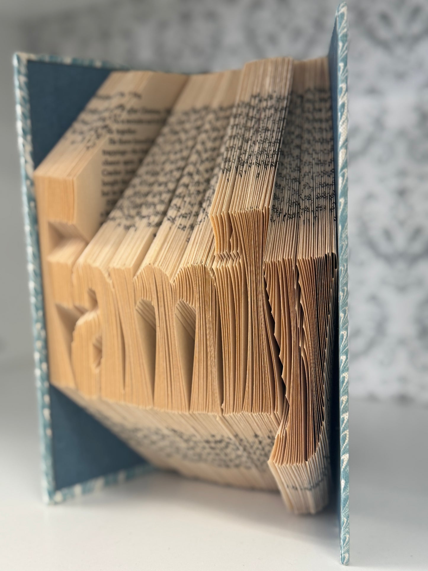 Folded Book Art - Family