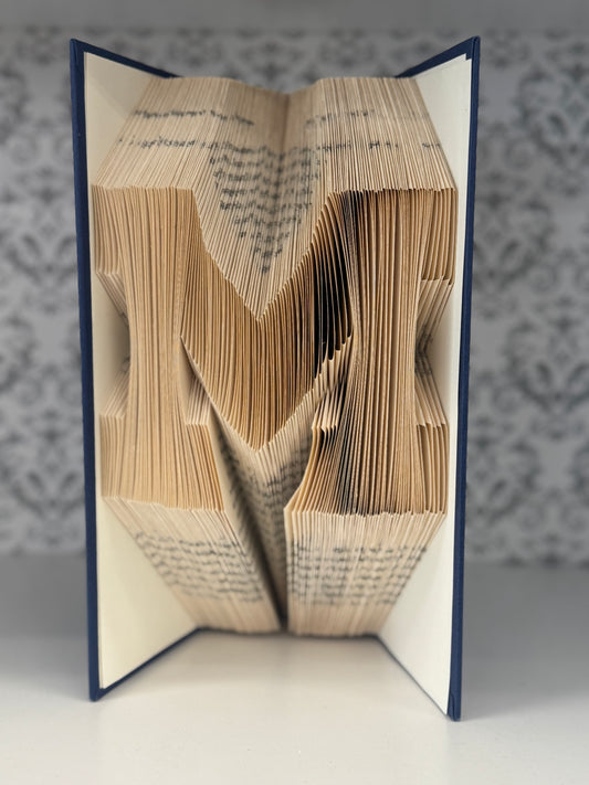 Folded Book Art - Michigan University