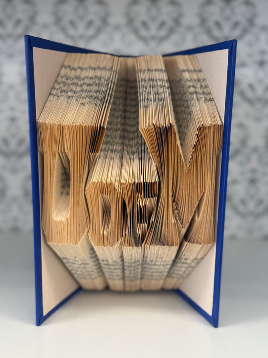 Folded Book Art - U of M - University of Michigan