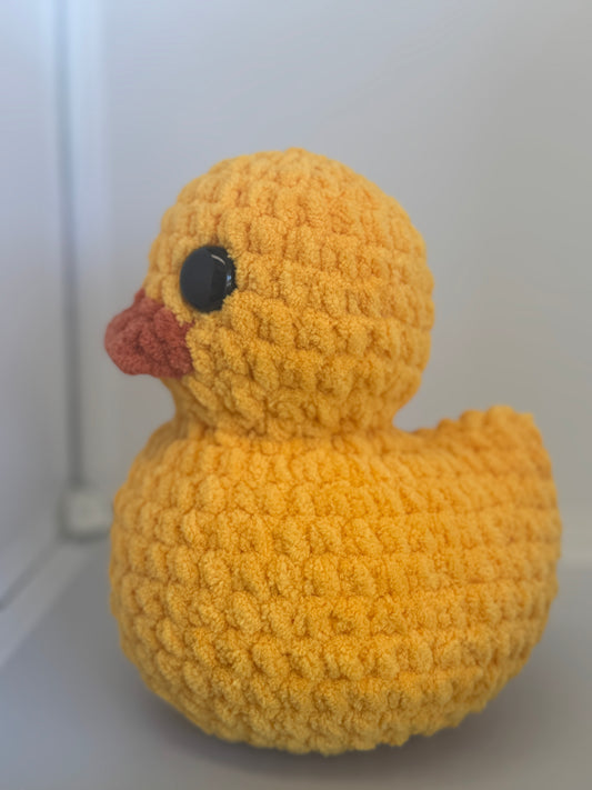 Handmade Crocheted Stuffed Animals - Yellow Duck
