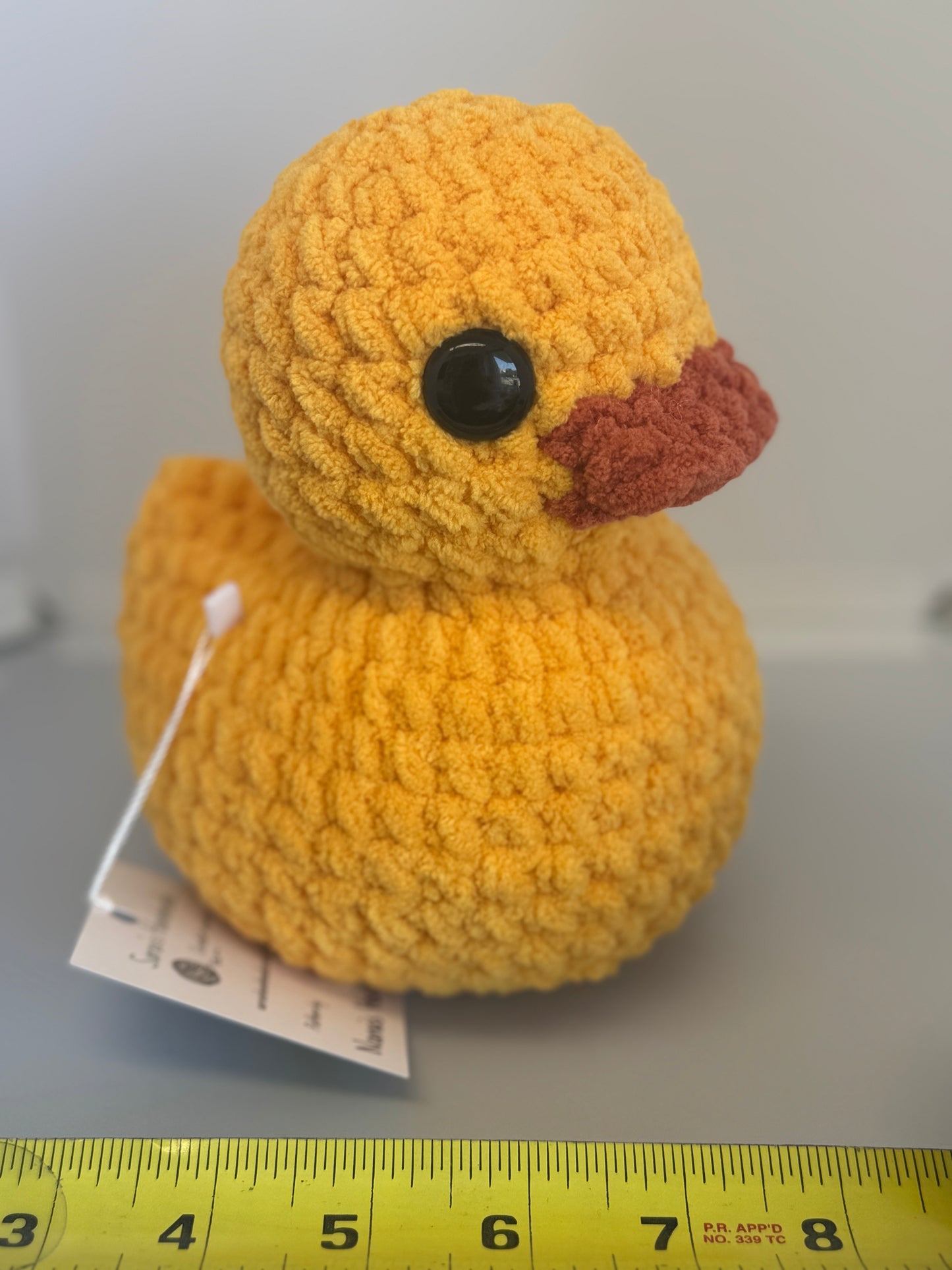 Handmade Crocheted Stuffed Animals - Yellow Duck