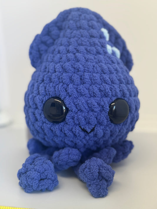 Handmade Crocheted Stuffed Animals - Purple Squid