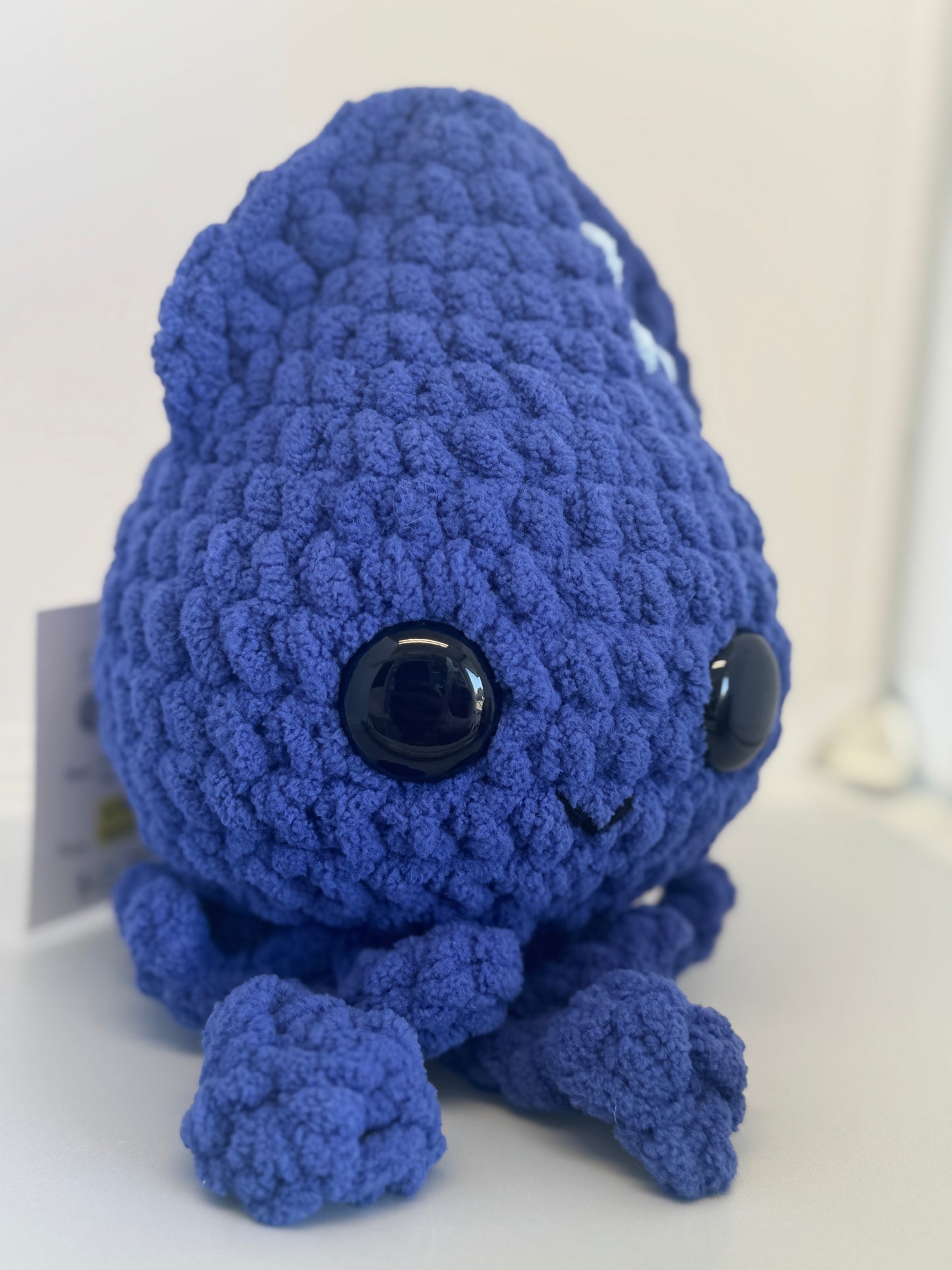 Handmade Crocheted Stuffed Animals - Purple Squid