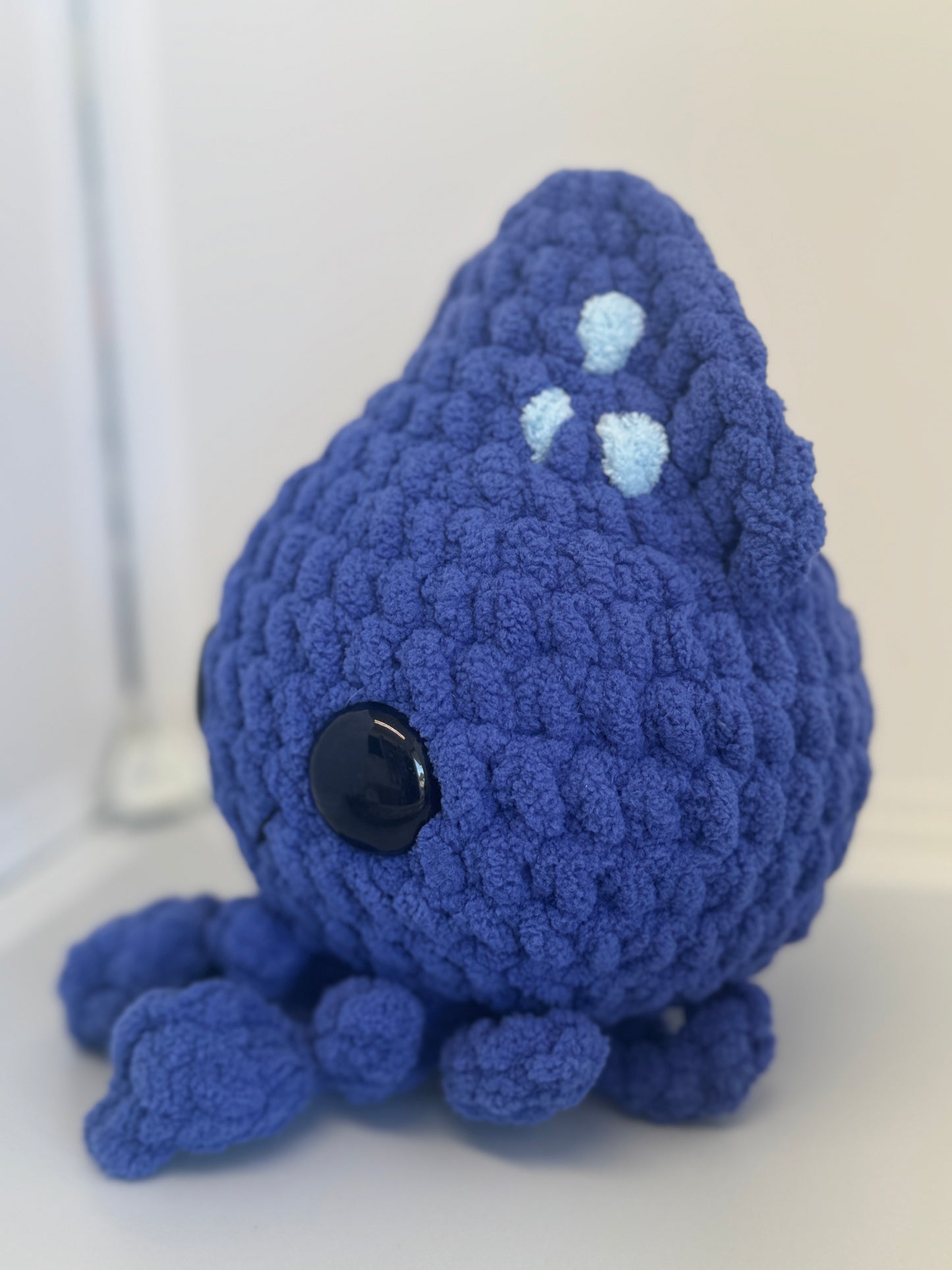 Handmade Crocheted Stuffed Animals - Purple Squid