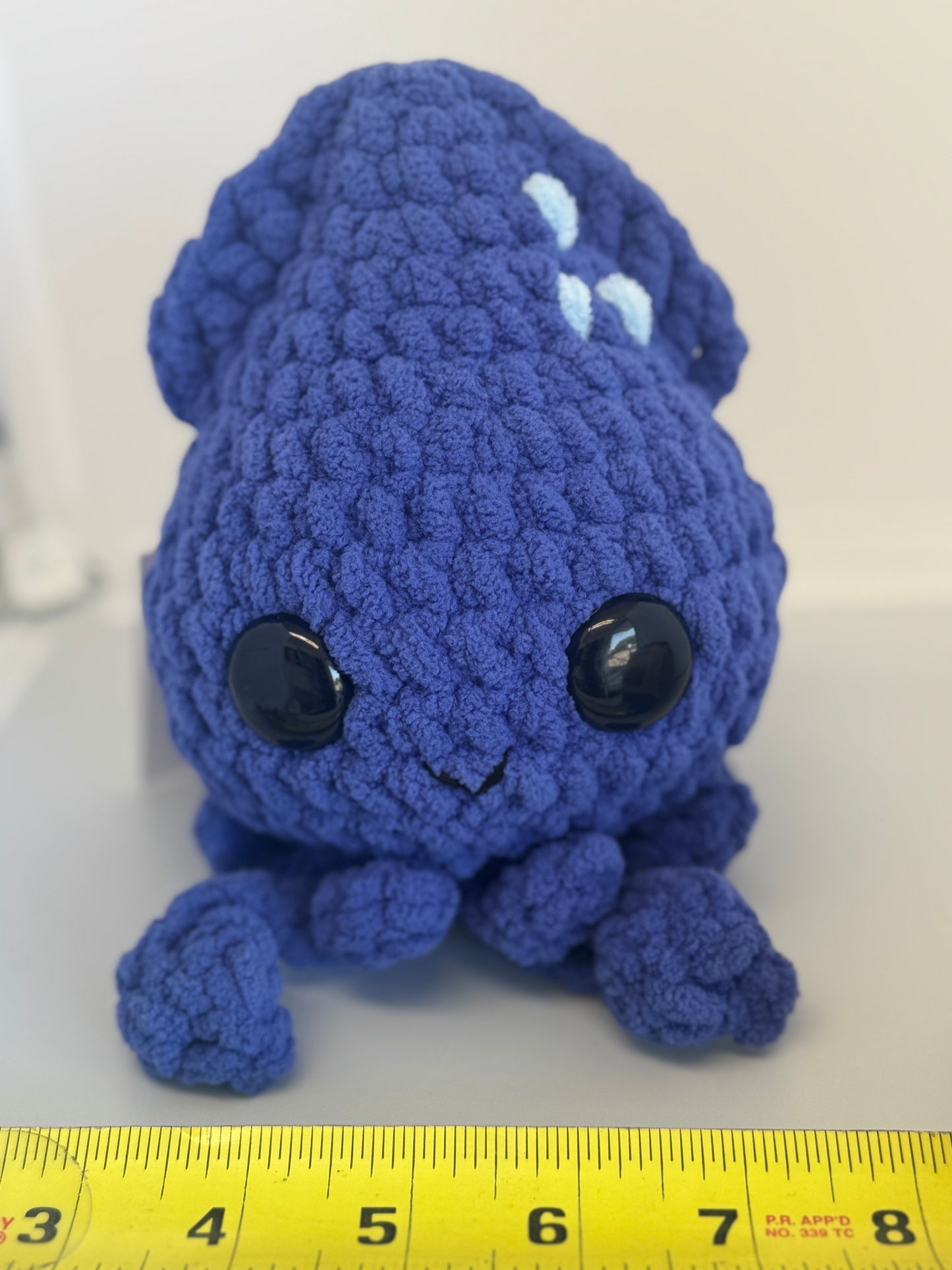 Handmade Crocheted Stuffed Animals - Purple Squid