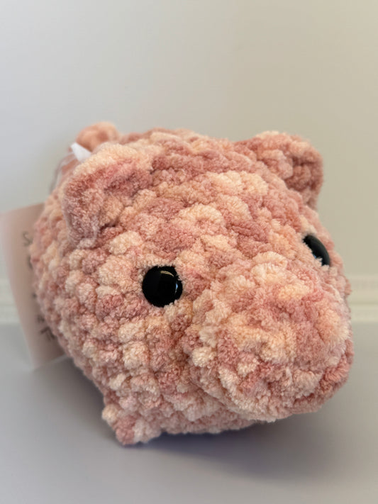 Handmade Crocheted Stuffed Animals - Pig