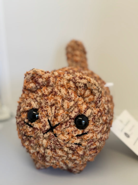Handmade Crocheted Stuffed Animals - Loaf Cat Medium