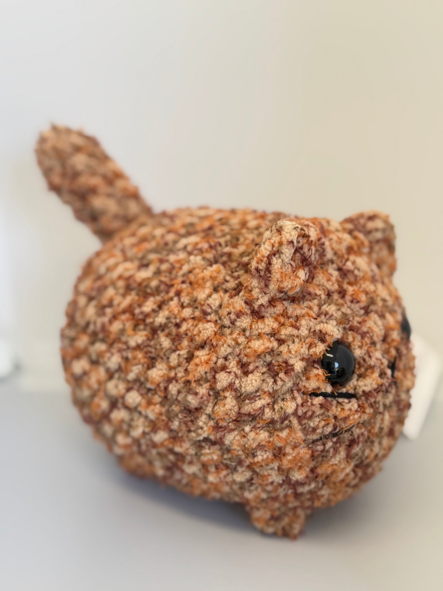 Handmade Crocheted Stuffed Animals - Loaf Cat Medium