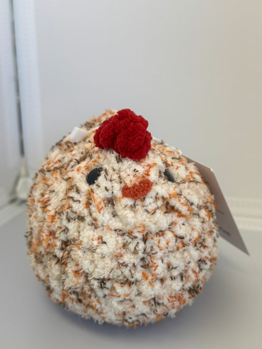 Handmade Crocheted Stuffed Animals - Mabel Chicken