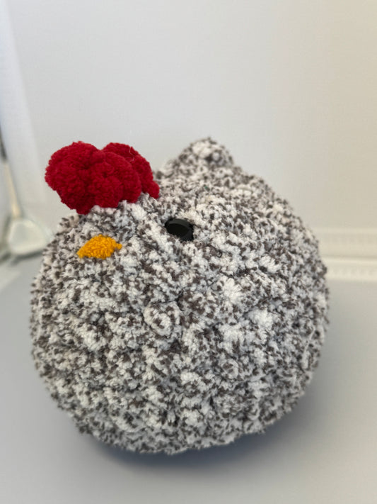 Handmade Crocheted Stuffed Animals - Mabel Chicken