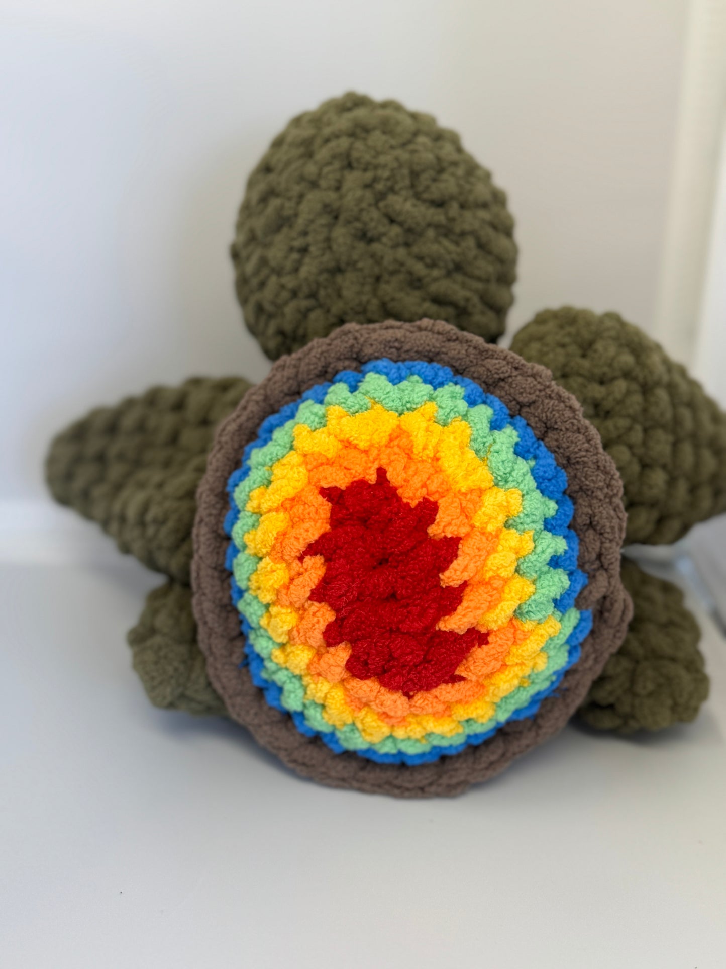 Handmade Crocheted Stuffed Animals - Turtle Lovey