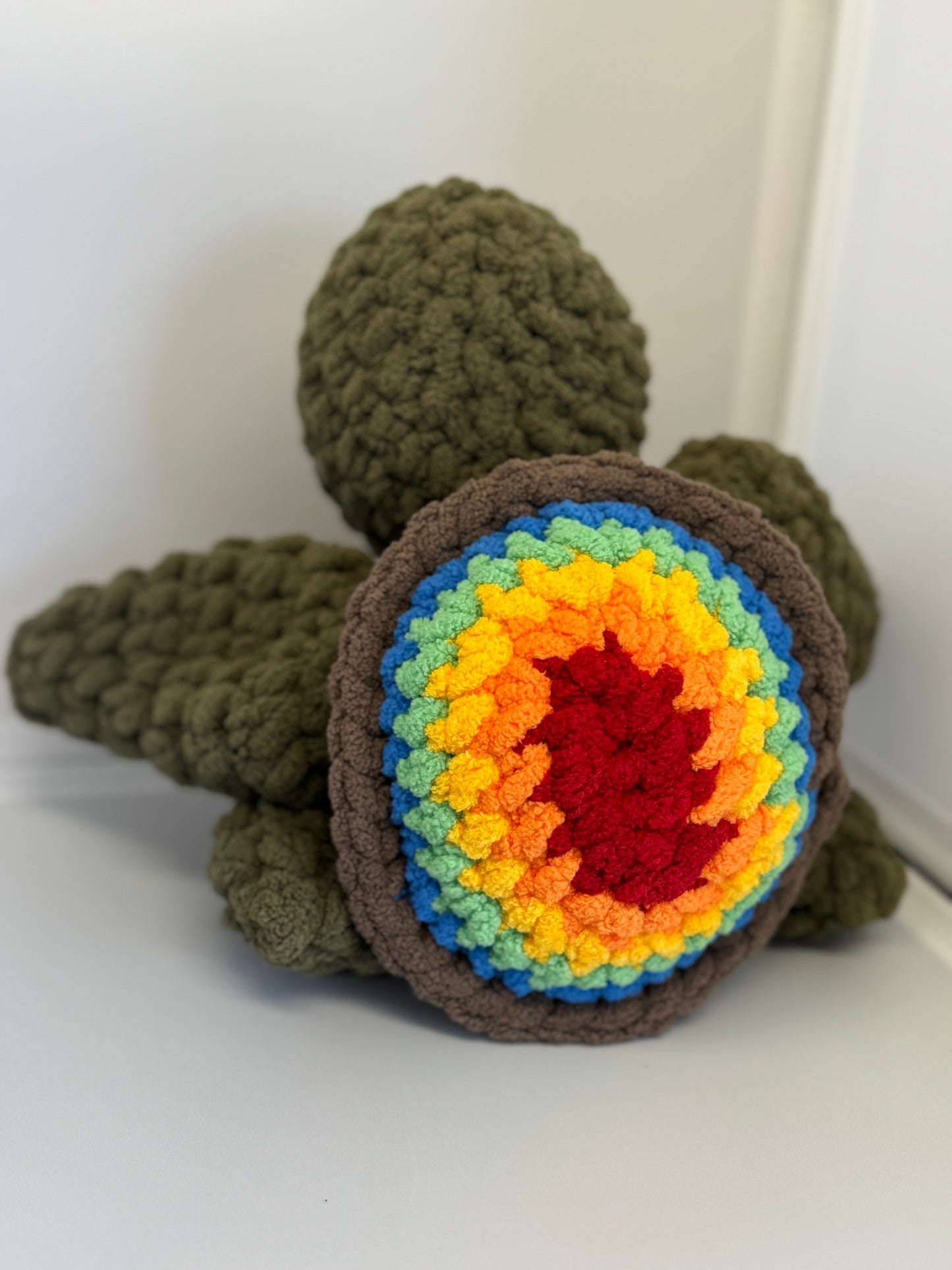 Handmade Crocheted Stuffed Animals - Turtle Lovey