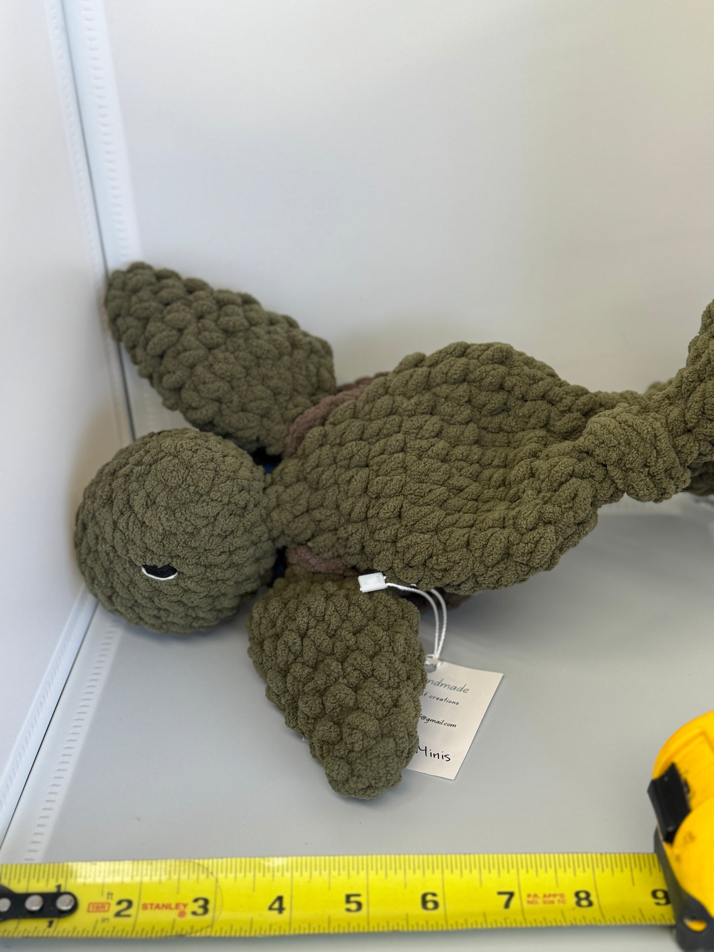 Handmade Crocheted Stuffed Animals - Turtle Lovey