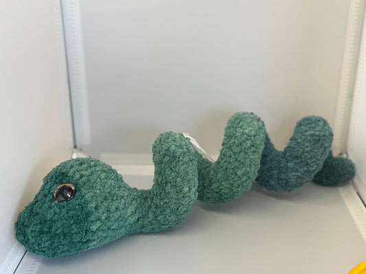 Handmade Crocheted Stuffed Animals - Curly Snake