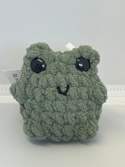 Handmade Crocheted Stuffed Animals - Chubby Frog