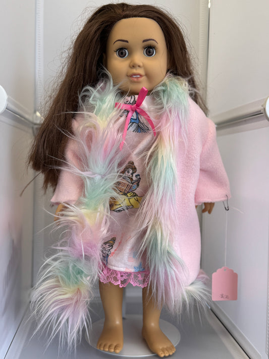 Handmade 18" Doll Clothes - Pajama set Robe & Pj's