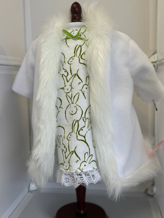 Handmade 18" Doll Clothes - Pajama set Robe & Pj's