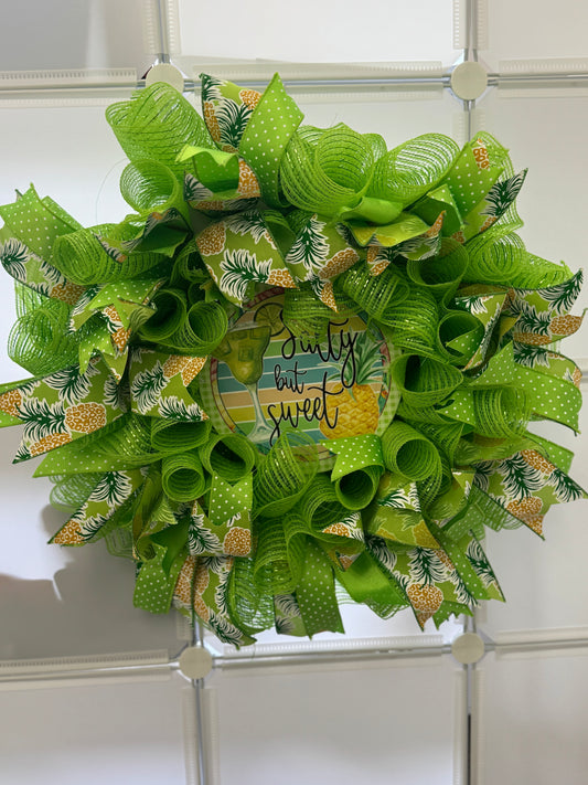 Handmade Deco Mesh Wreaths - Salty but Sweet