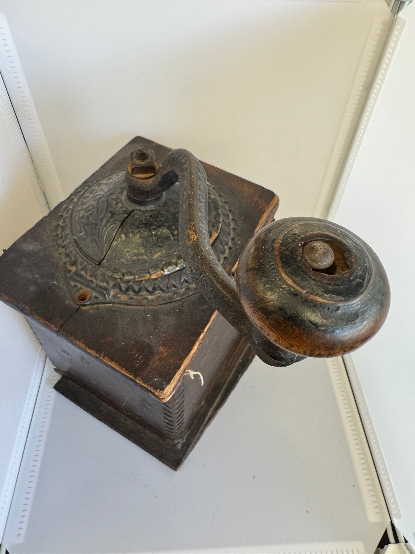 Antique Imperial Arcade Coffee Grinder Mill