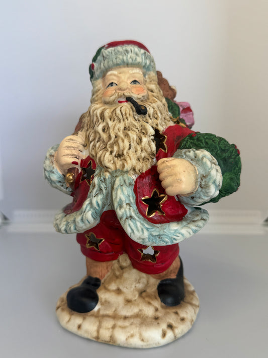 Santa Votive Candle Holder