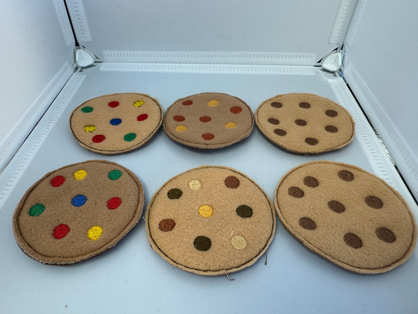 Hand-Sewn Play Cookies – Set of 6