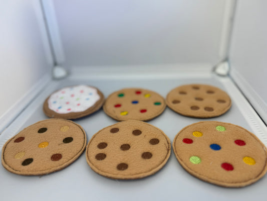 Hand-Sewn Play Cookies – Set of 6