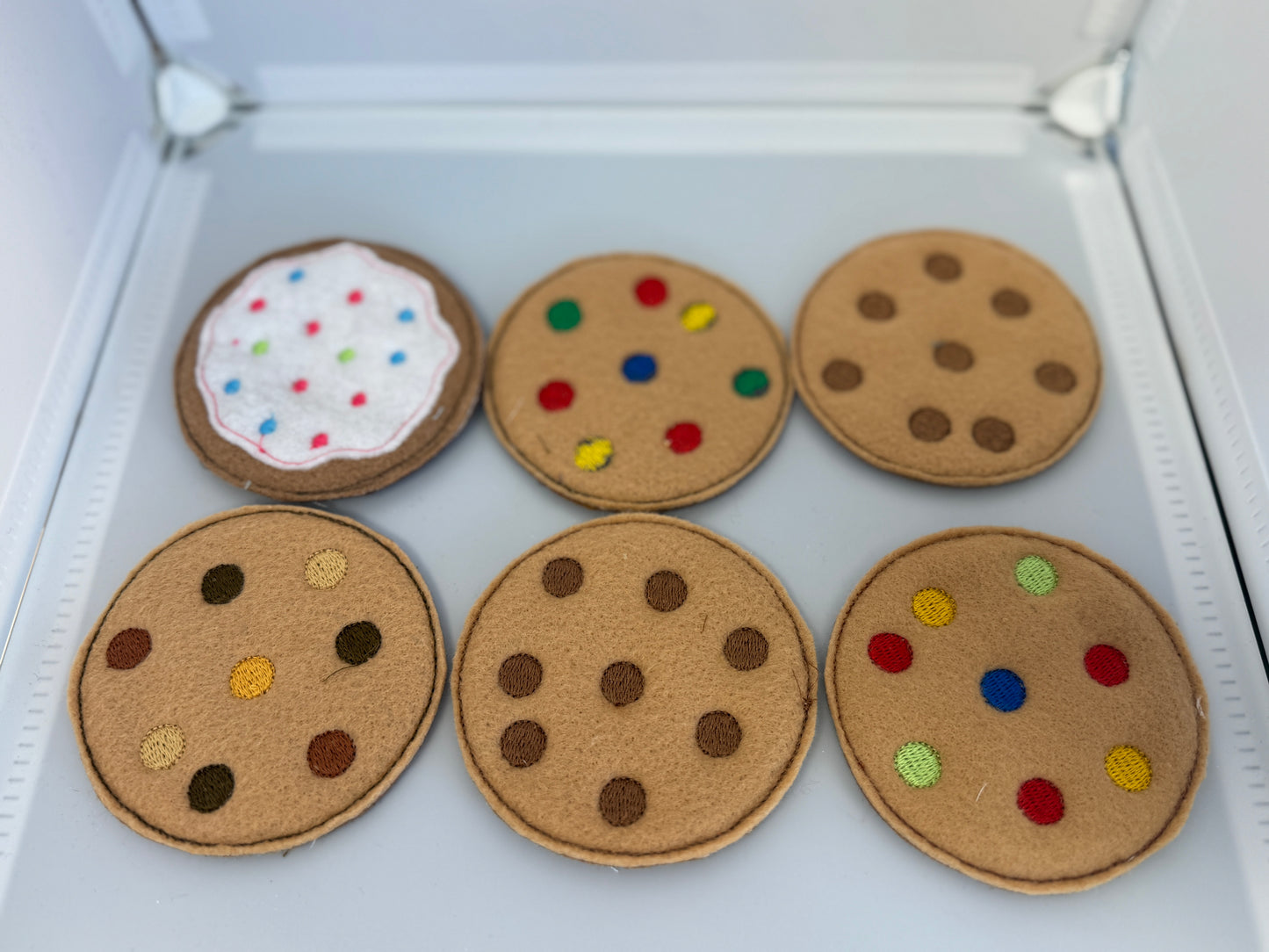 Hand-Sewn Play Cookies – Set of 6