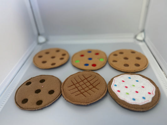 Hand-Sewn Play Cookies – Set of 6
