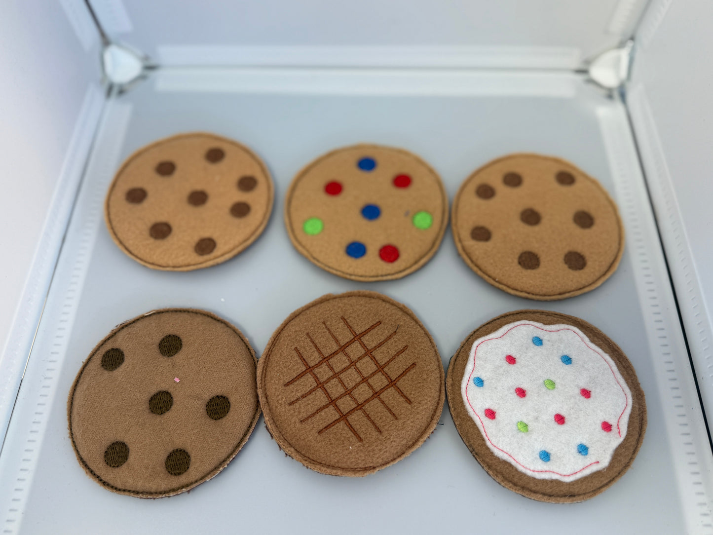 Hand-Sewn Play Cookies – Set of 6